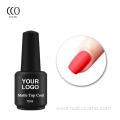 OEM long lasting uv top coat gel nail polish for nail salon